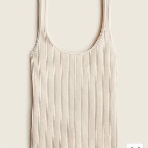 Jcrew Supersculpt scoopneck sweater-tank